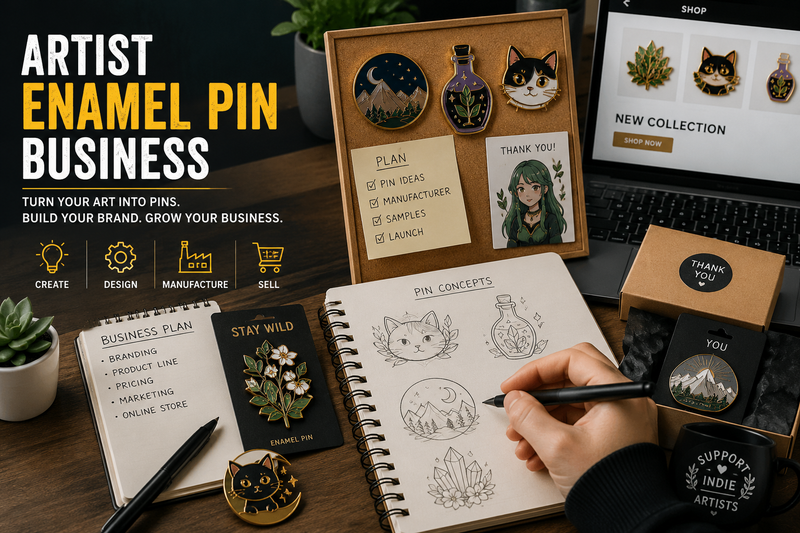 Artist Enamel Pin Business Guide for Creators 2026