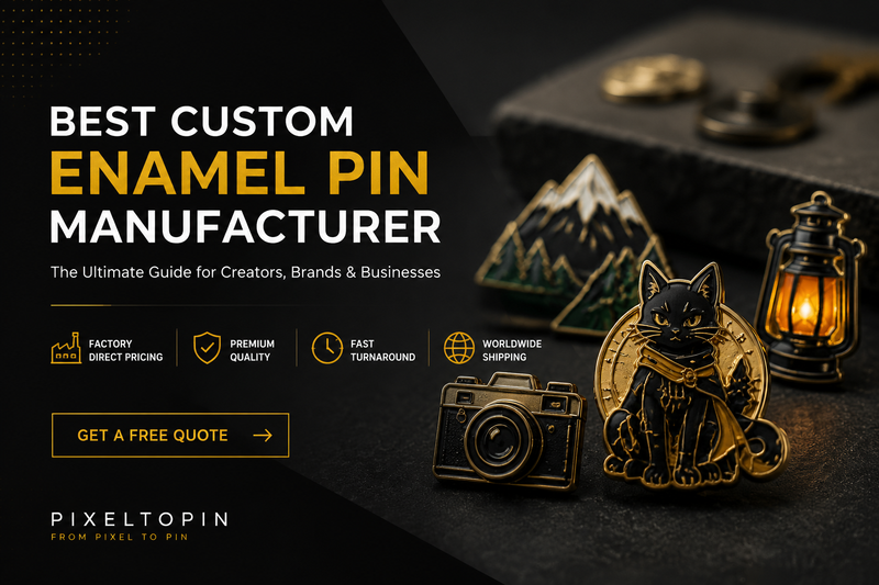 Best Custom Enamel Pin Manufacturer (2026 Guide for Custom Pins Production)