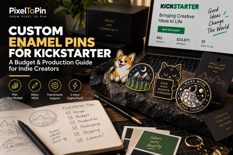 Kickstarter Enamel Pin Budget Guide: Costs, MOQ & Pricing