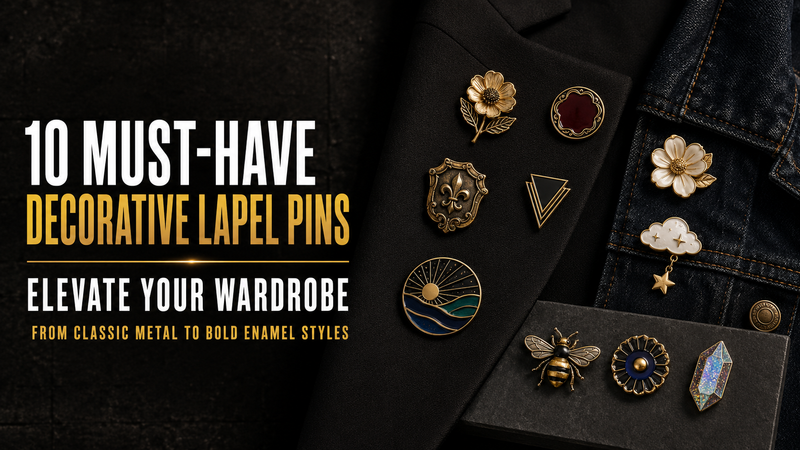 10 Must-Have Decorative Lapel Pins to Elevate Your Wardrobe