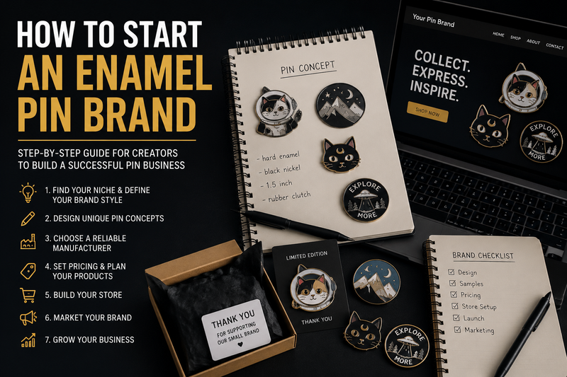 How to Start an Enamel Pin Brand: Complete Beginner Guide (2026)