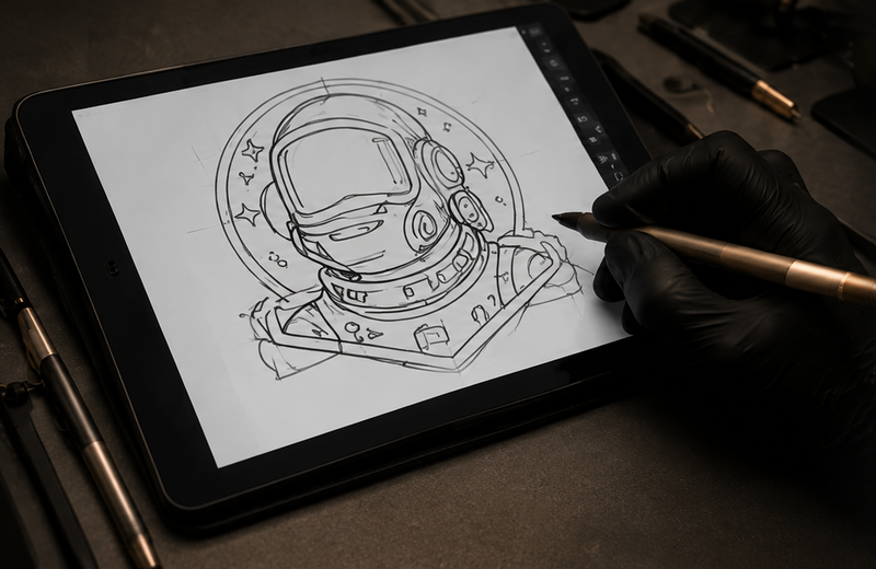 Send us your sketch, logo, artwork, or even a rough idea. Our team helps prepare it for production and confirms the best product type, size, material, plating, and finish for your custom project.