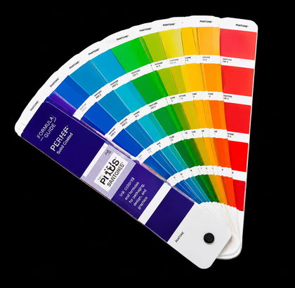 Pantone color guide for custom enamel pins