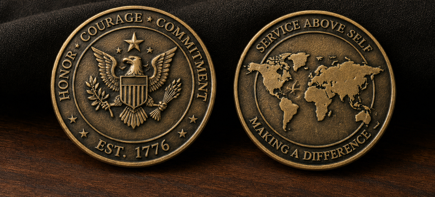 Building a Detailed Dual-Sided Commemorative Coin
