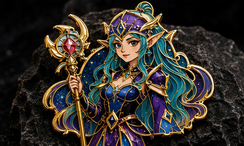 From Character Artwork to a Collector Pin